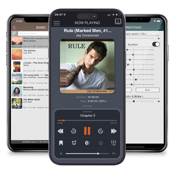 Download fo free audiobook Rule (Marked Men, #1) by Jay Crownover and listen anywhere on your iOS devices in the ListenBook app.