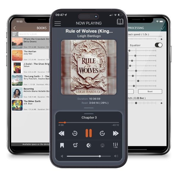 Download fo free audiobook Rule of Wolves (King of Scars, #2) by Leigh Bardugo and listen anywhere on your iOS devices in the ListenBook app.