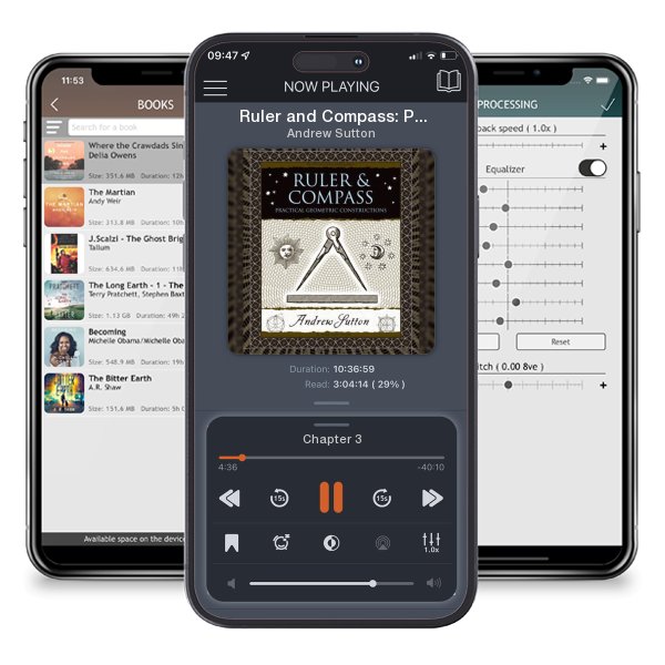 Download fo free audiobook Ruler and Compass: Practical Geometric Constructions (Wooden Books) by Andrew Sutton and listen anywhere on your iOS devices in the ListenBook app.