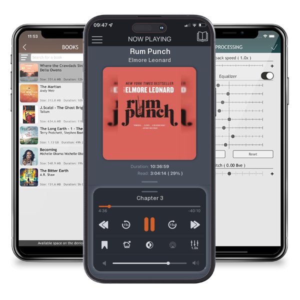 Download fo free audiobook Rum Punch by Elmore Leonard and listen anywhere on your iOS devices in the ListenBook app.