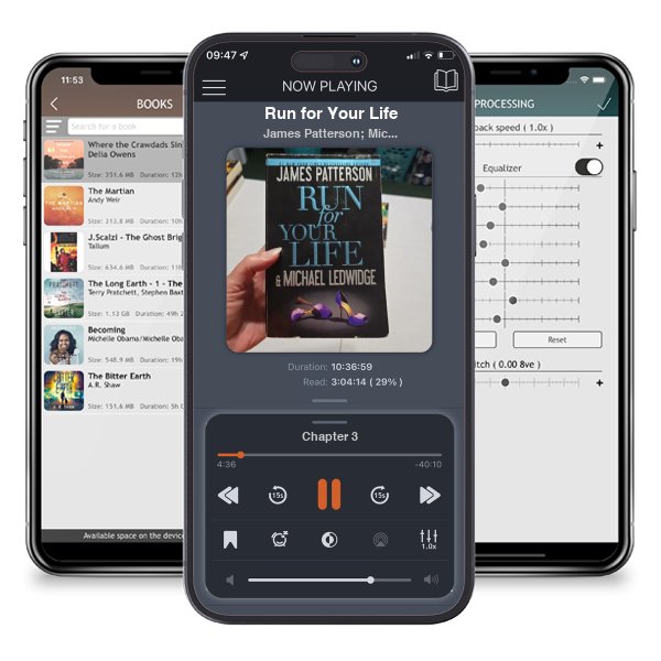 Download fo free audiobook Run for Your Life by James Patterson; Michael Ledwidge and listen anywhere on your iOS devices in the ListenBook app.