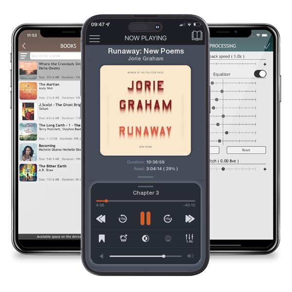 Download fo free audiobook Runaway: New Poems by Jorie Graham and listen anywhere on your iOS devices in the ListenBook app.