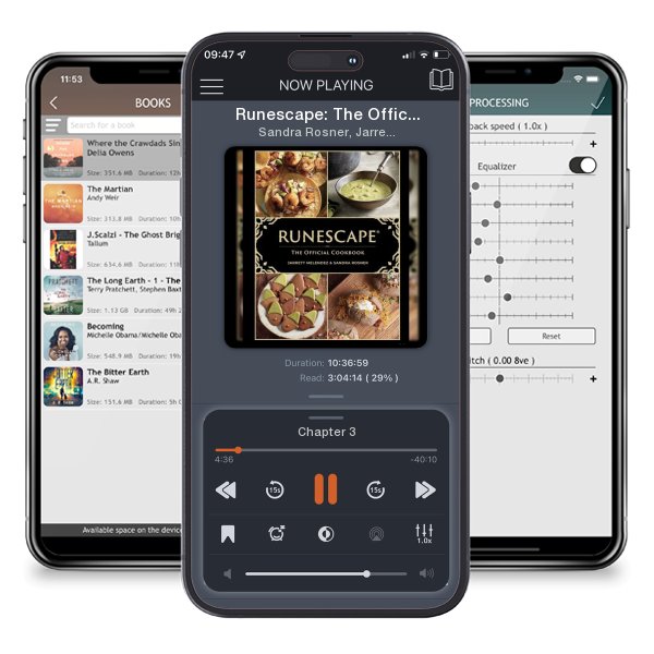 Download fo free audiobook Runescape: The Official Cookbook by Sandra Rosner, Jarrett Melendez, et al. and listen anywhere on your iOS devices in the ListenBook app.