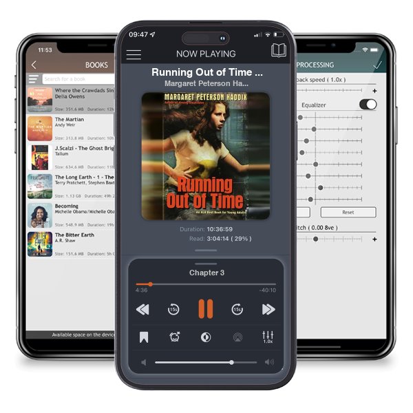 Download fo free audiobook Running Out of Time (Out of Time #1) by Margaret Peterson Haddix and listen anywhere on your iOS devices in the ListenBook app.