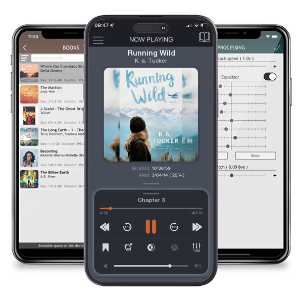 Download fo free audiobook Running Wild by K. a. Tucker and listen anywhere on your iOS devices in the ListenBook app.
