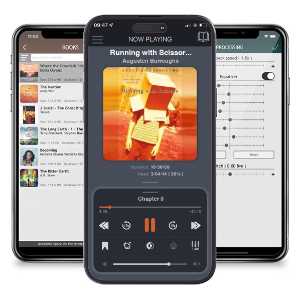 Download fo free audiobook Running with Scissors by Augusten Burroughs and listen anywhere on your iOS devices in the ListenBook app.
