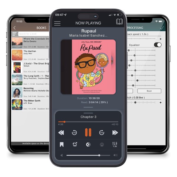 Download fo free audiobook Rupaul by Maria Isabel Sanchez Vegara and Wednesday Holmes and listen anywhere on your iOS devices in the ListenBook app.