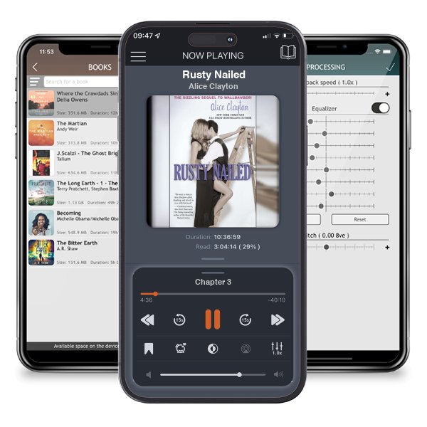 Download fo free audiobook Rusty Nailed by Alice Clayton and listen anywhere on your iOS devices in the ListenBook app.