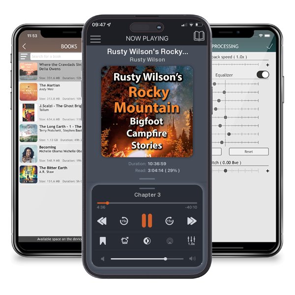 Download fo free audiobook Rusty Wilson's Rocky Mountain Bigfoot Campfire Stories by Rusty Wilson and listen anywhere on your iOS devices in the ListenBook app.