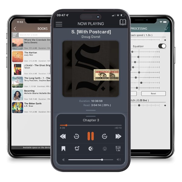 Download fo free audiobook S. [With Postcard] by Doug Dorst and listen anywhere on your iOS devices in the ListenBook app.