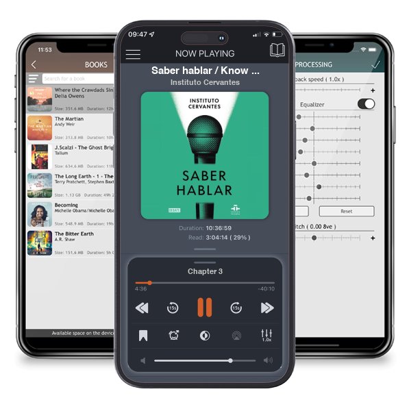 Descargar audiolibro gratis Saber hablar / Know How to Speak by Instituto Cervantes y escuchar en cualquier lugar en sus dispositivos iOS en la aplicación ListenBook.