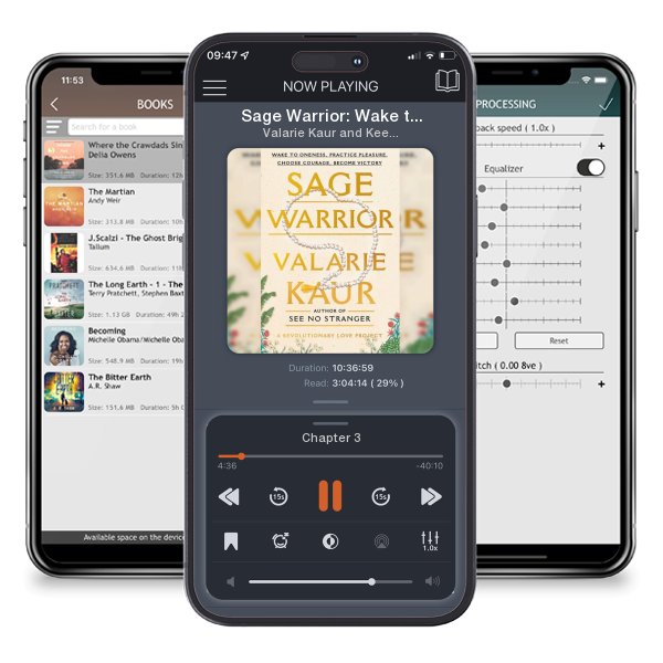 Download fo free audiobook Sage Warrior: Wake to Oneness, Practice Pleasure, Choose... by Valarie Kaur and Keerat Kaur and listen anywhere on your iOS devices in the ListenBook app.