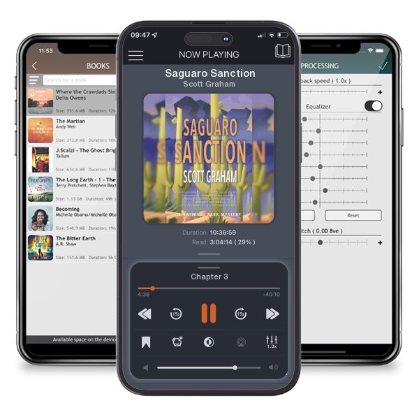 Download fo free audiobook Saguaro Sanction by Scott Graham and listen anywhere on your iOS devices in the ListenBook app.