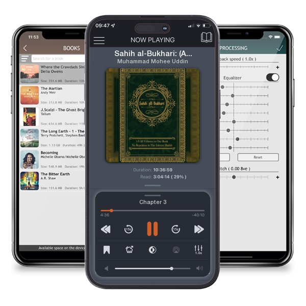 Download fo free audiobook Sahih al-Bukhari: (All Volumes in One Book) English Text Only by Muhammad Mohee Uddin and listen anywhere on your iOS devices in the ListenBook app.