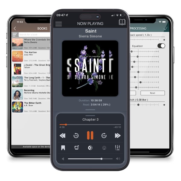 Download fo free audiobook Saint by Sierra Simone and listen anywhere on your iOS devices in the ListenBook app.