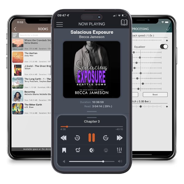 Download fo free audiobook Salacious Exposure by Becca Jameson and listen anywhere on your iOS devices in the ListenBook app.