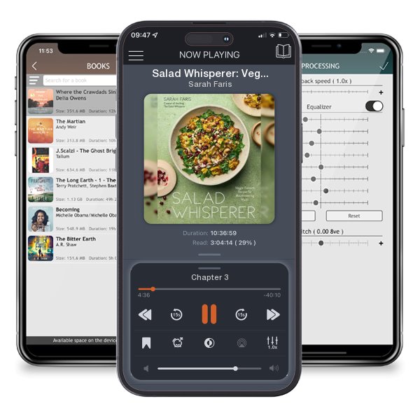 Download fo free audiobook Salad Whisperer: Veggie-Forward Recipes for Mouthwatering Meals by Sarah Faris and listen anywhere on your iOS devices in the ListenBook app.