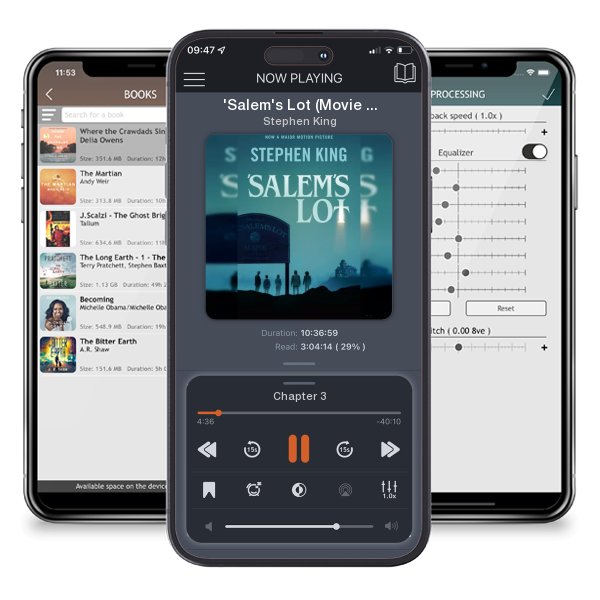 Download fo free audiobook 'Salem's Lot (Movie Tie-In) by Stephen King and listen anywhere on your iOS devices in the ListenBook app.