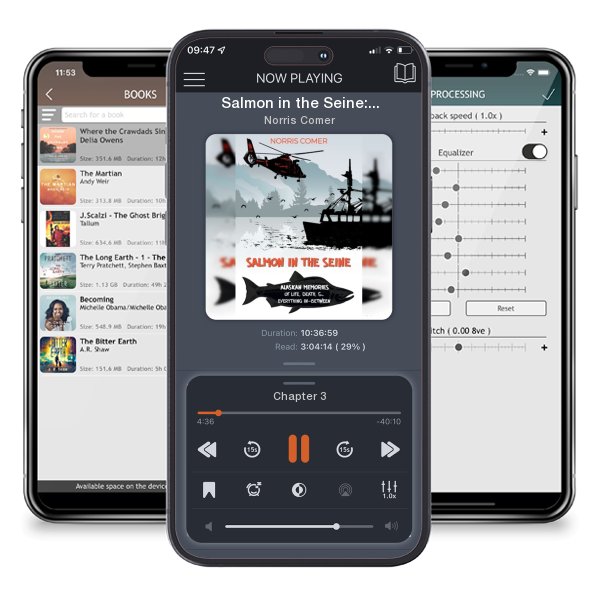 Download fo free audiobook Salmon in the Seine: Alaskan Memories of Life, Death, & Everything In-Between by Norris Comer and listen anywhere on your iOS devices in the ListenBook app.