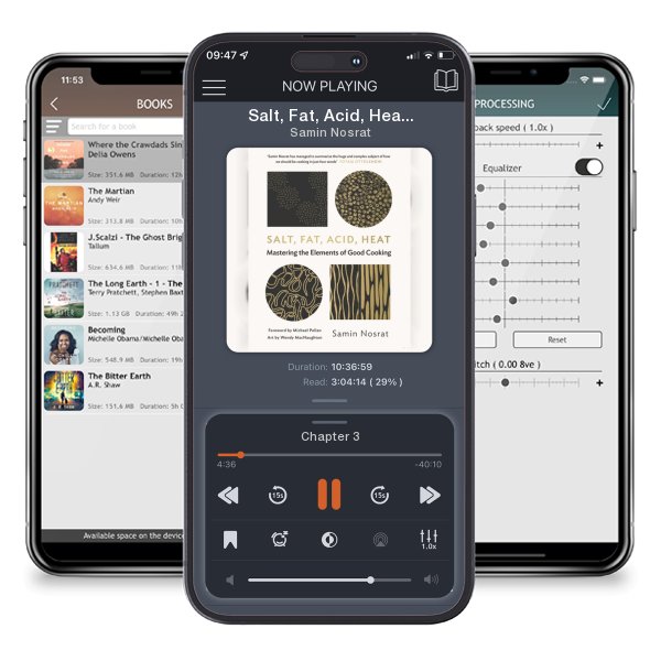Download fo free audiobook Salt, Fat, Acid, Heat by Samin Nosrat and listen anywhere on your iOS devices in the ListenBook app.