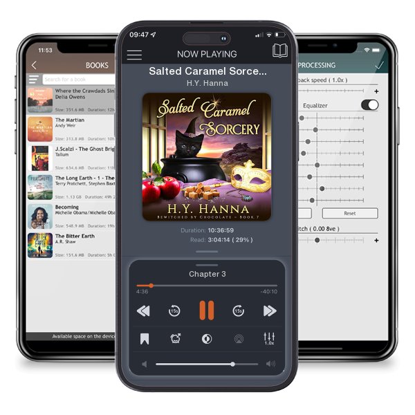 Download fo free audiobook Salted Caramel Sorcery by H.Y. Hanna and listen anywhere on your iOS devices in the ListenBook app.