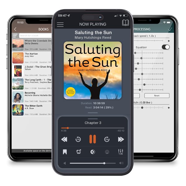 Download fo free audiobook Saluting the Sun by Mary Hutchings Reed and listen anywhere on your iOS devices in the ListenBook app.