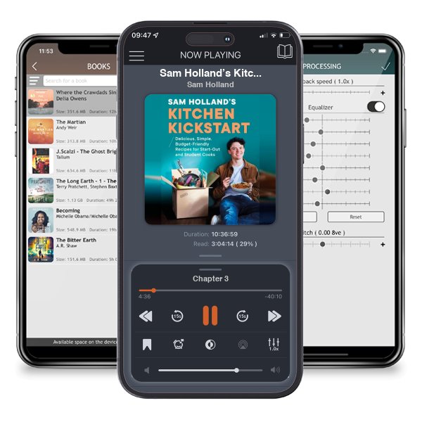 Download fo free audiobook Sam Holland’s Kitchen Kickstart: Delicious, Simple, Budget-Friendly Recipes For Start-Out and Student Cooks by Sam Holland and listen anywhere on your iOS devices in the ListenBook app.