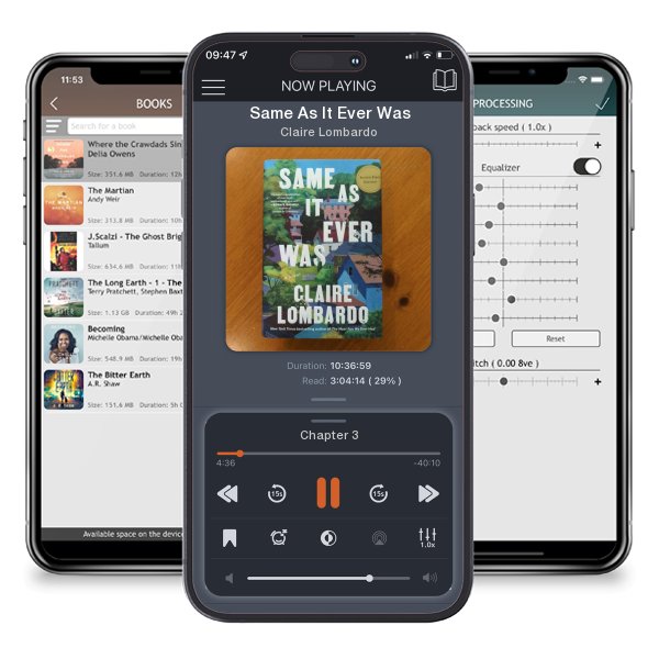 Download fo free audiobook Same As It Ever Was by Claire Lombardo and listen anywhere on your iOS devices in the ListenBook app.