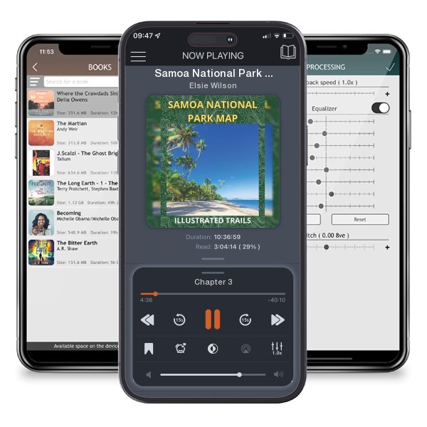 Download fo free audiobook Samoa National Park Map & Illustrated Trails: Guide to Hiking... by Elsie Wilson and listen anywhere on your iOS devices in the ListenBook app.
