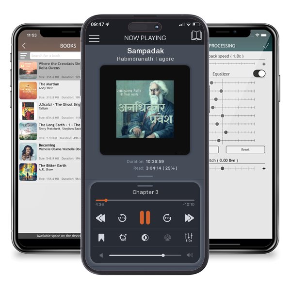 Download fo free audiobook Sampadak by Rabindranath Tagore and listen anywhere on your iOS devices in the ListenBook app.