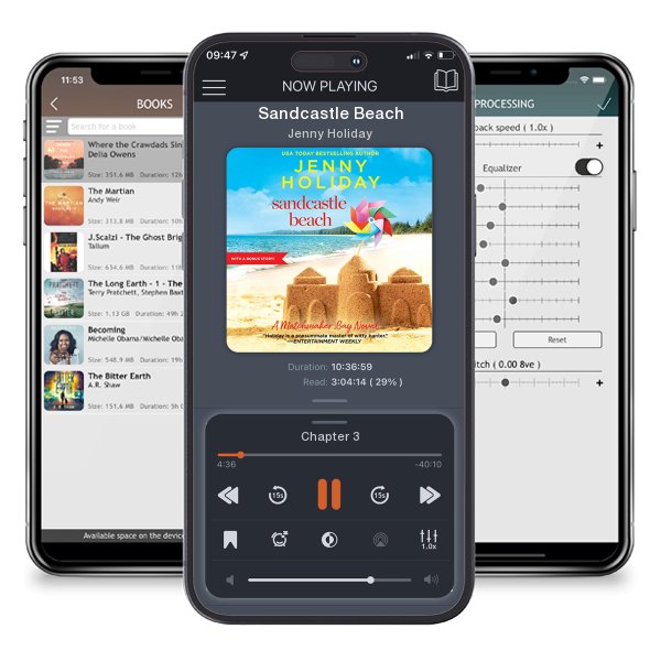 Download fo free audiobook Sandcastle Beach by Jenny Holiday and listen anywhere on your iOS devices in the ListenBook app.