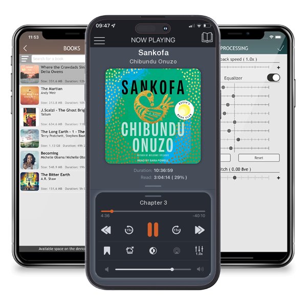 Download fo free audiobook Sankofa by Chibundu Onuzo and listen anywhere on your iOS devices in the ListenBook app.