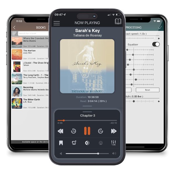 Download fo free audiobook Sarah\'s Key by Tatiana de Rosnay and listen anywhere on your iOS devices in the ListenBook app.