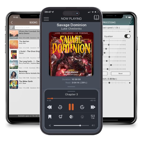 Download fo free audiobook Savage Dominion by Luke Chmilenko and listen anywhere on your iOS devices in the ListenBook app.