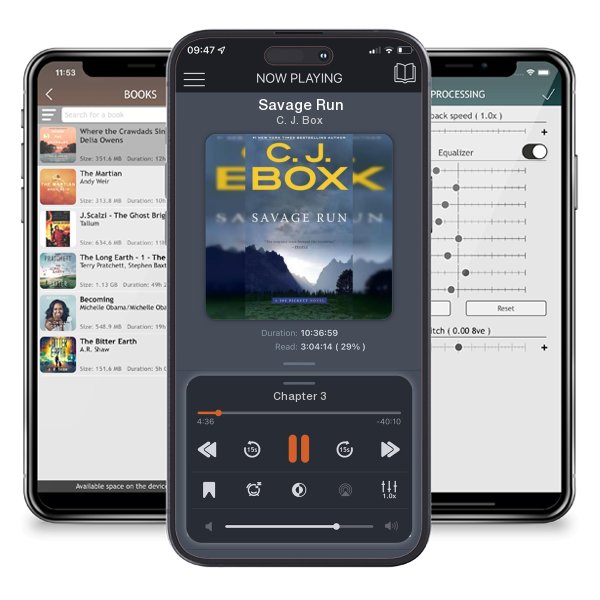 Download fo free audiobook Savage Run by C. J. Box and listen anywhere on your iOS devices in the ListenBook app.