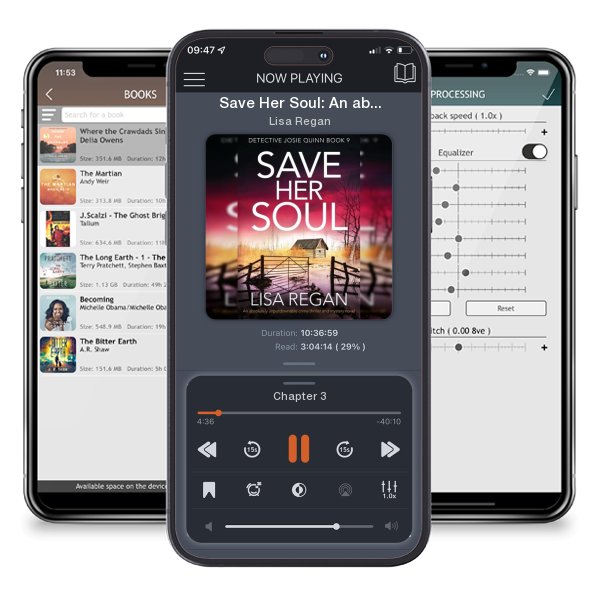 Download fo free audiobook Save Her Soul: An absolutely unputdownable crime thriller and... by Lisa Regan and listen anywhere on your iOS devices in the ListenBook app.