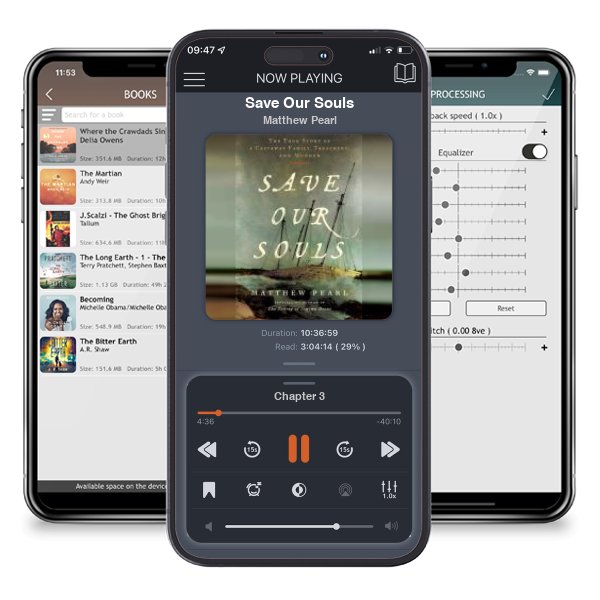 Download fo free audiobook Save Our Souls by Matthew Pearl and listen anywhere on your iOS devices in the ListenBook app.