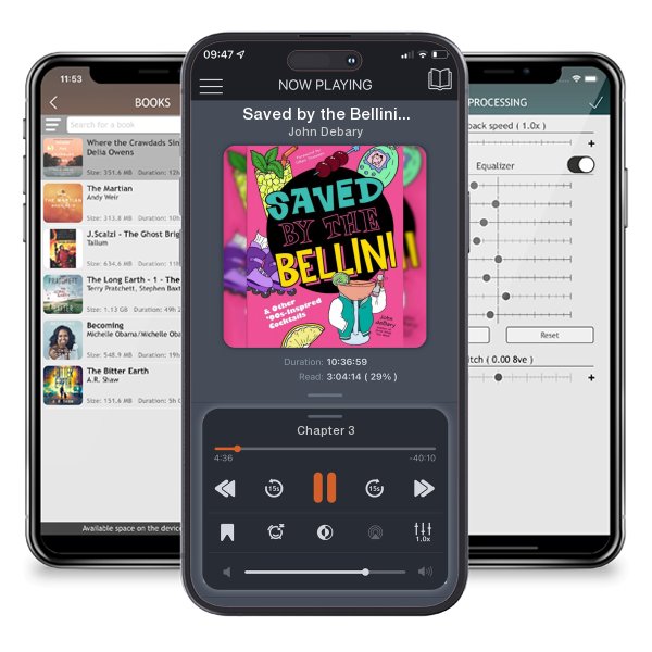Download fo free audiobook Saved by the Bellini: & Other 90s-Inspired Cocktails by John Debary and listen anywhere on your iOS devices in the ListenBook app.