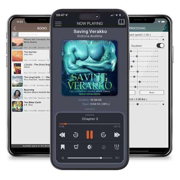 Download fo free audiobook Saving Verakko by Victoria Aveline and listen anywhere on your iOS devices in the ListenBook app.