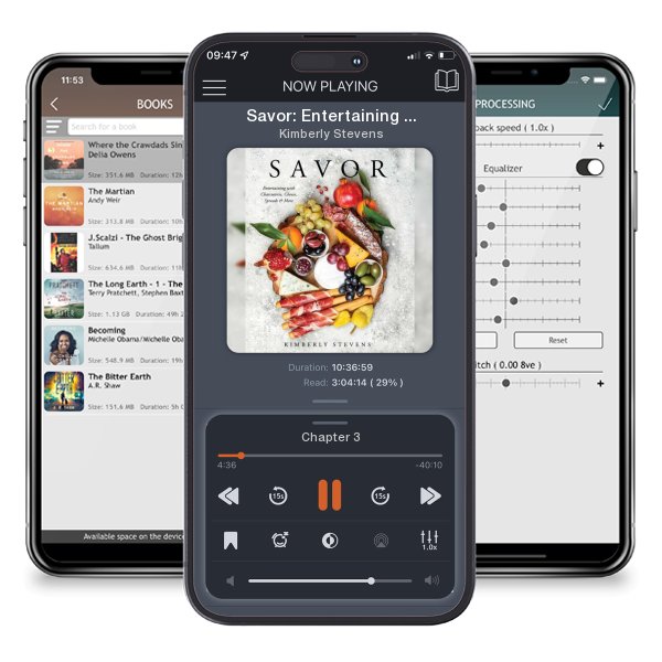 Download fo free audiobook Savor: Entertaining with Charcuterie, Cheese, Spreads & More! by Kimberly Stevens and listen anywhere on your iOS devices in the ListenBook app.