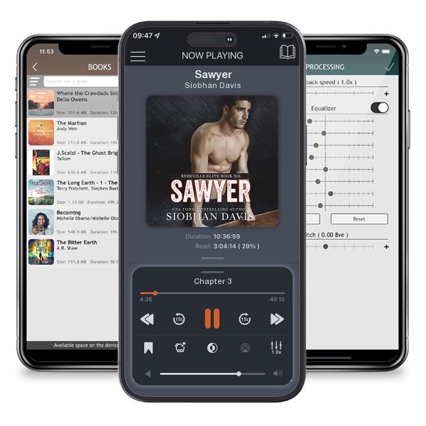 Download fo free audiobook Sawyer by Siobhan Davis and listen anywhere on your iOS devices in the ListenBook app.