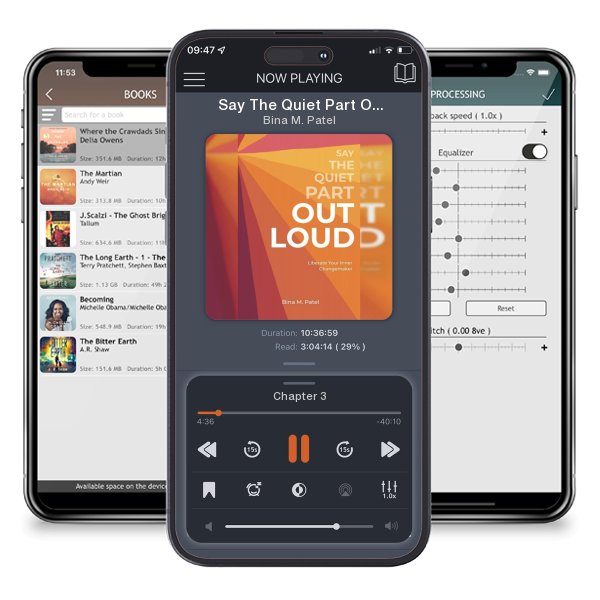 Download fo free audiobook Say The Quiet Part Out Loud by Bina M. Patel and listen anywhere on your iOS devices in the ListenBook app.