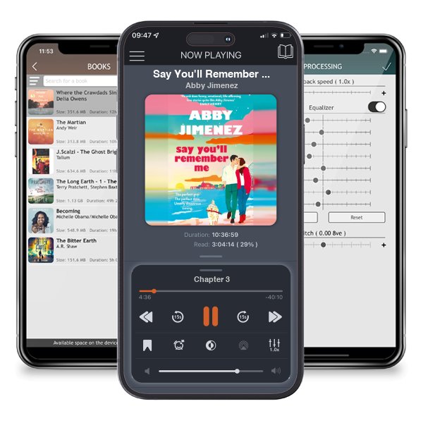 Download fo free audiobook Say You\'ll Remember Me (Say You\'ll Remember Me, #1) by Abby Jimenez and listen anywhere on your iOS devices in the ListenBook app.