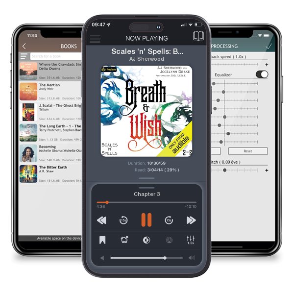 Download fo free audiobook Scales 'n' Spells: Breath and Wish by AJ Sherwood and listen anywhere on your iOS devices in the ListenBook app.