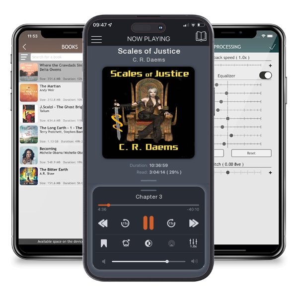 Download fo free audiobook Scales of Justice by C. R. Daems and listen anywhere on your iOS devices in the ListenBook app.