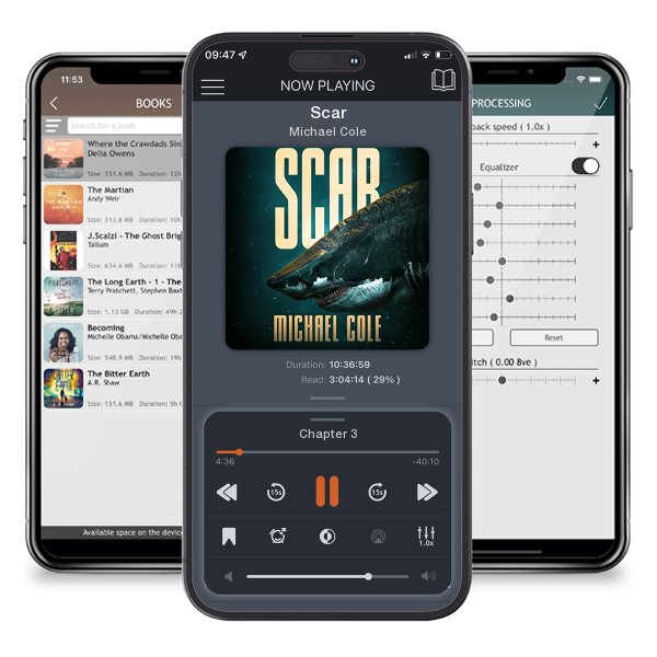 Download fo free audiobook Scar by Michael Cole and listen anywhere on your iOS devices in the ListenBook app.