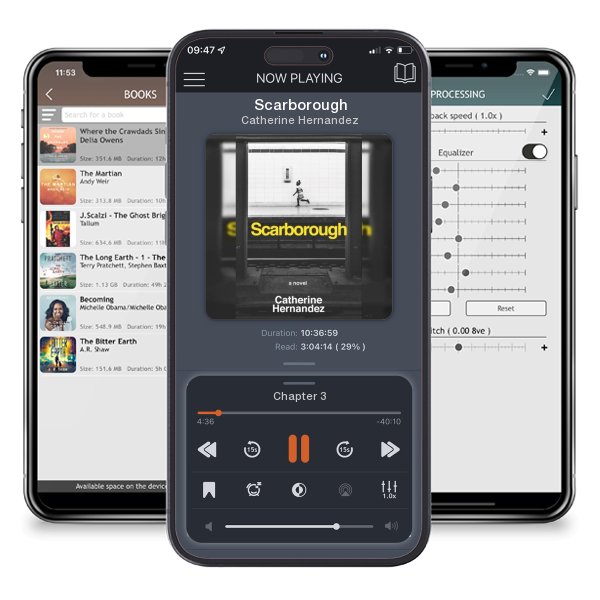 Download fo free audiobook Scarborough by Catherine Hernandez and listen anywhere on your iOS devices in the ListenBook app.