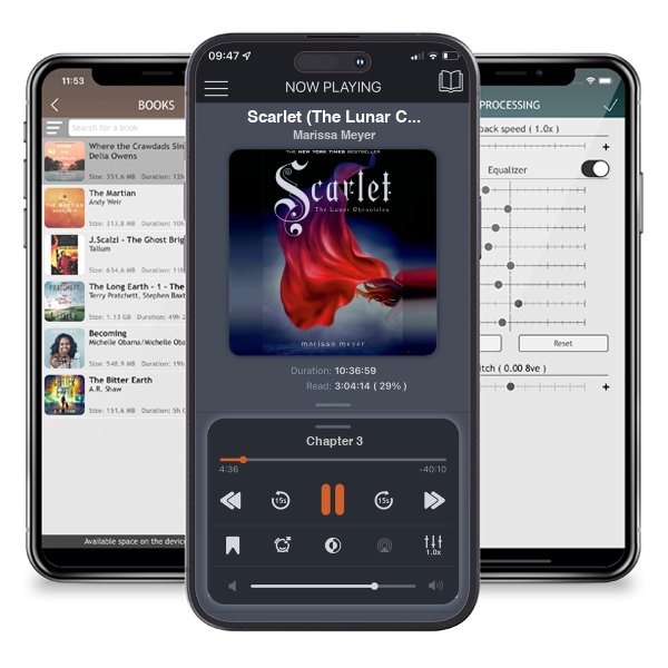 Download fo free audiobook Scarlet (The Lunar Chronicles, #2) by Marissa Meyer and listen anywhere on your iOS devices in the ListenBook app.