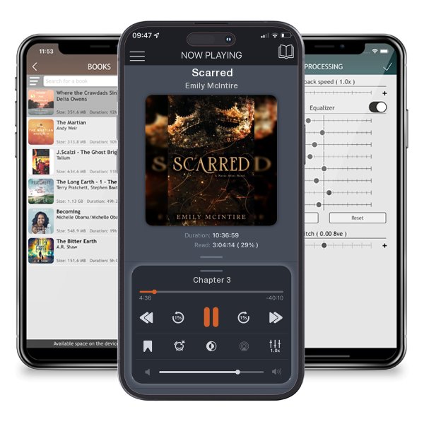 Download fo free audiobook Scarred by Emily McIntire and listen anywhere on your iOS devices in the ListenBook app.