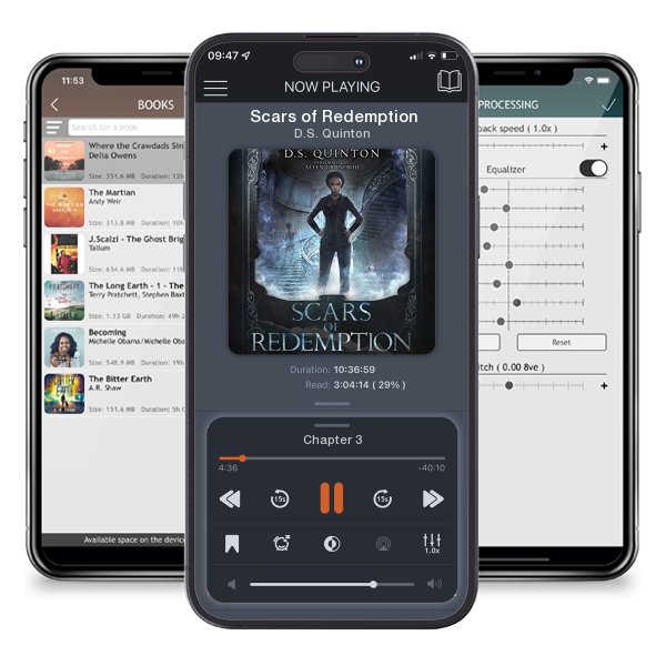 Download fo free audiobook Scars of Redemption by D.S. Quinton and listen anywhere on your iOS devices in the ListenBook app.